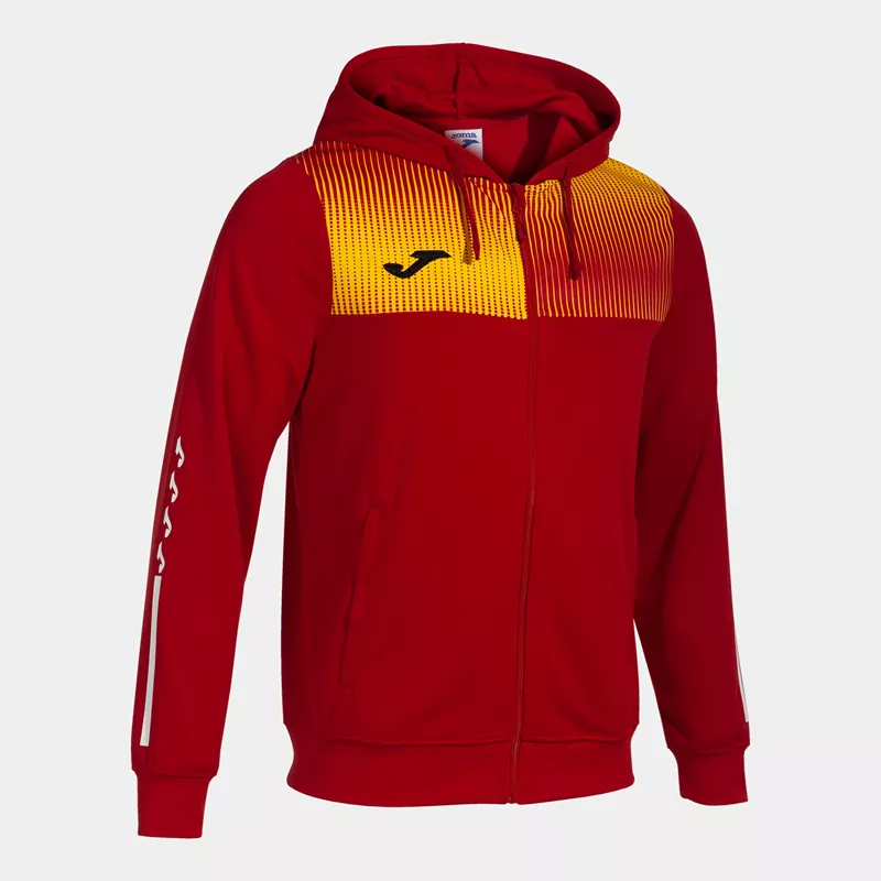 ECO-SUPERNOVA Hooded Jacket - Red/Yellow