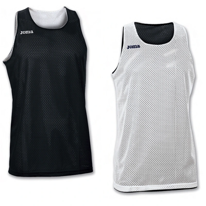 ARO REVERSIBLE S/Less Shirt - Black-White