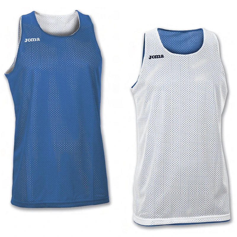 ARO REVERSIBLE S/Less Shirt - Royal-White