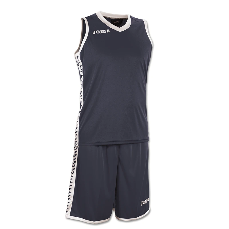 PIVOT SET S/Less Shirt+Shorts - Navy-White