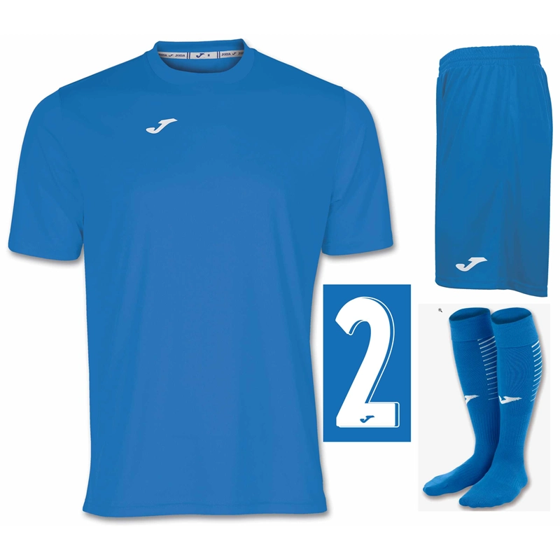 Kids Numbered Full Player Kit #25 - Royal
