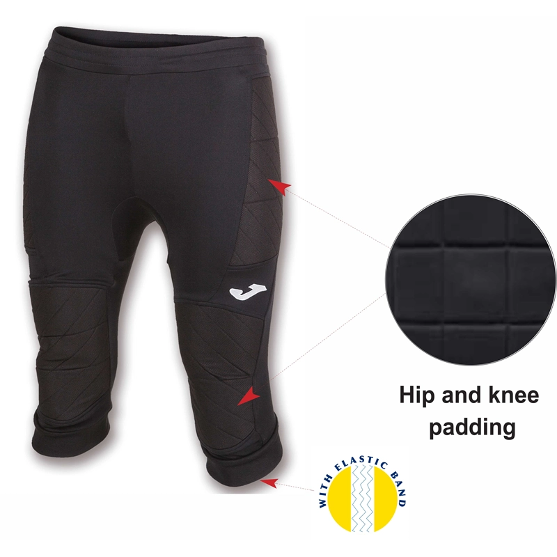 PROTEC Goalkeeper 3-Quarter Pants - Black