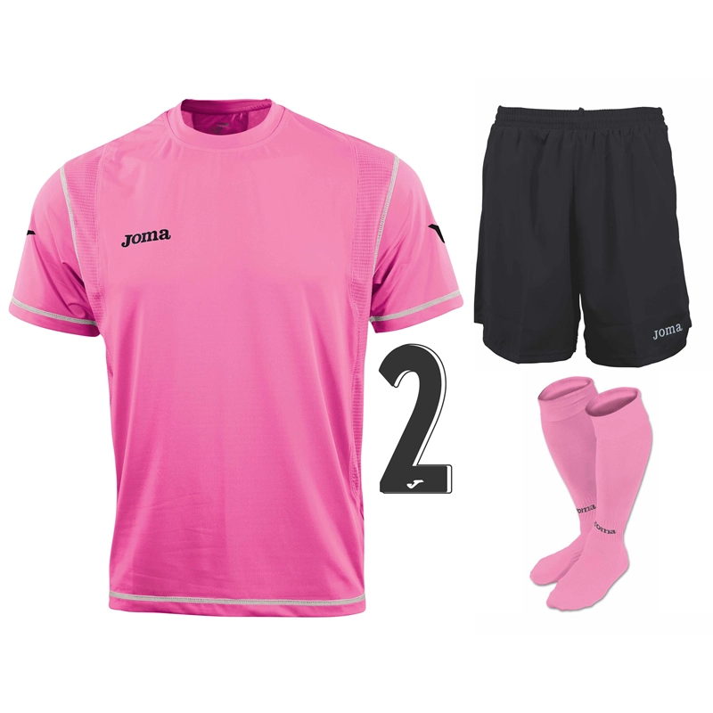 Adult Numbered Full Player Kit - Pink
